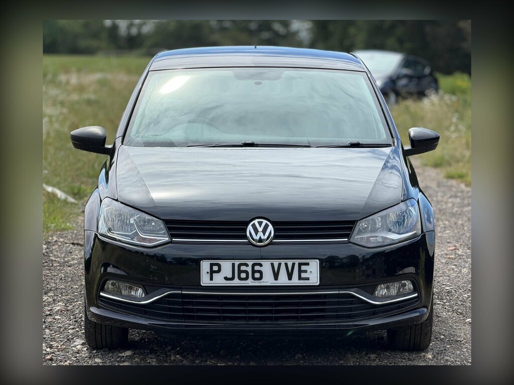 Volkswagen Polo 1.2 Tsi Bluemotion Tech Match Euro 6 Ss PJ66VVE Black #2