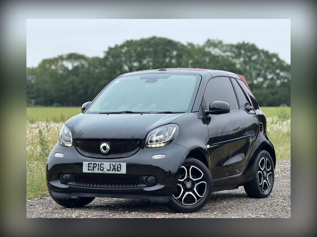 Smart Fortwo Cabrio 0.9T Prime Cabriolet Twinamic Euro 6 Ss Black