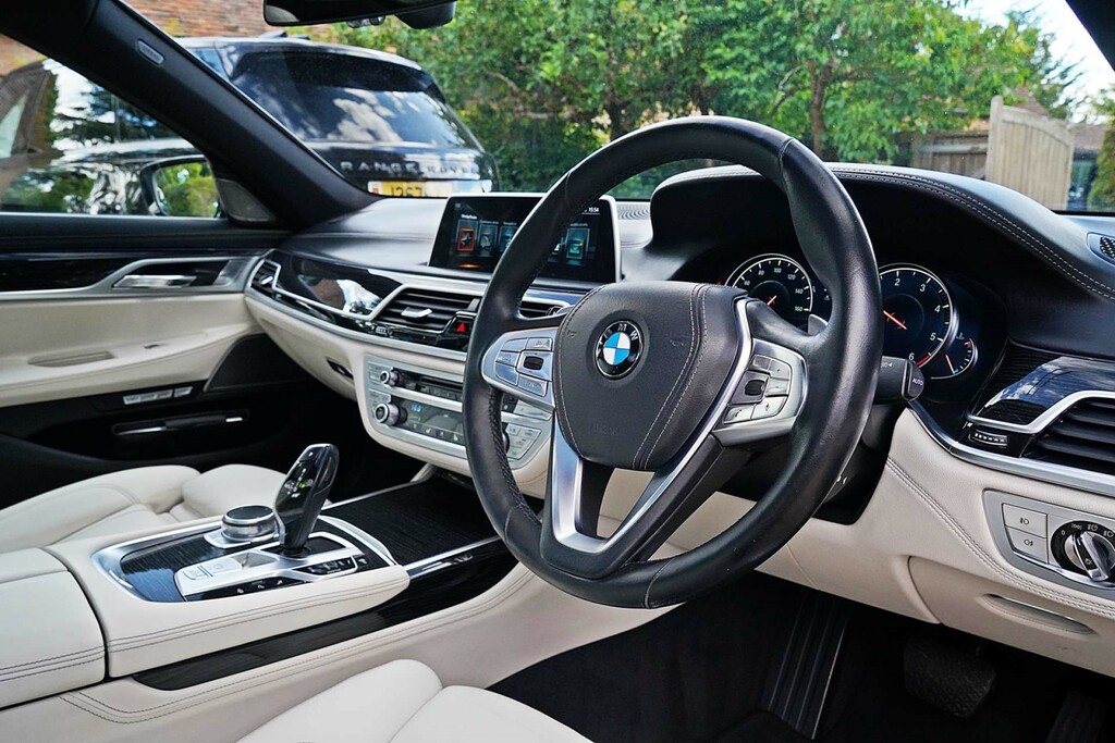 BMW 7 Series 730Ld Black #23
