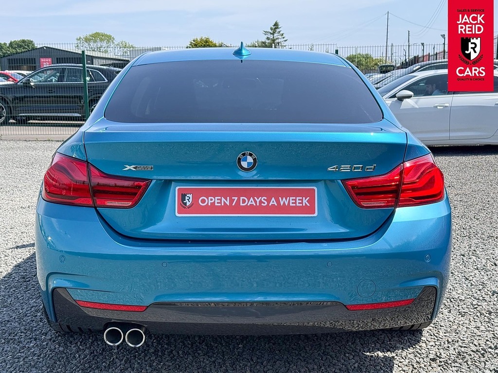 BMW 4 Series Gran Coupe Hatchback YD68RFZ Blue #4