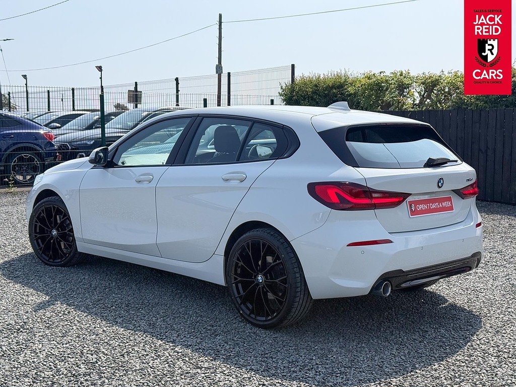 BMW 1 Series Hatchback YC22NWZ White #2