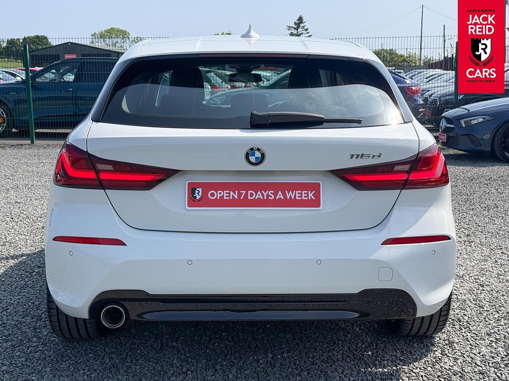 BMW 1 Series Hatchback YC22NWZ White #3