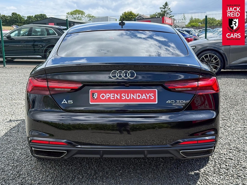 Audi A5 Hatchback Black #3