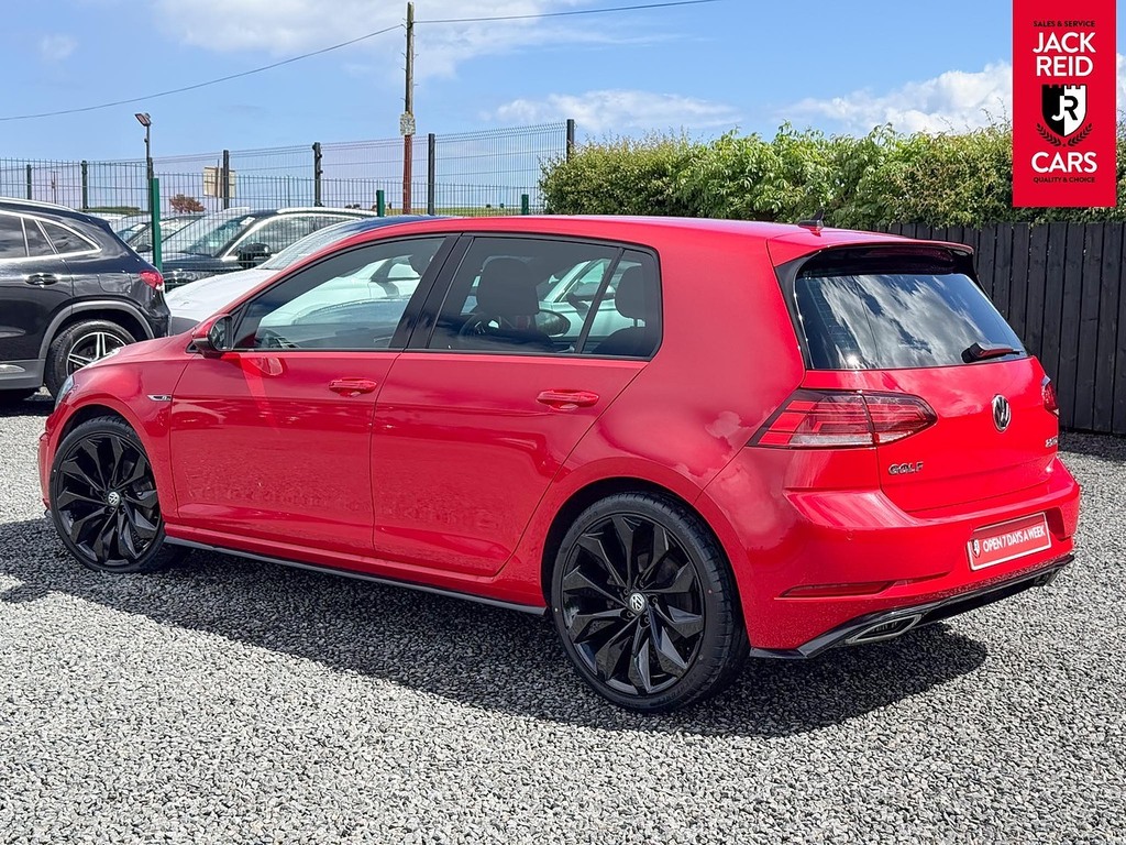 Volkswagen Golf Hatchback DA67YUF Red #2
