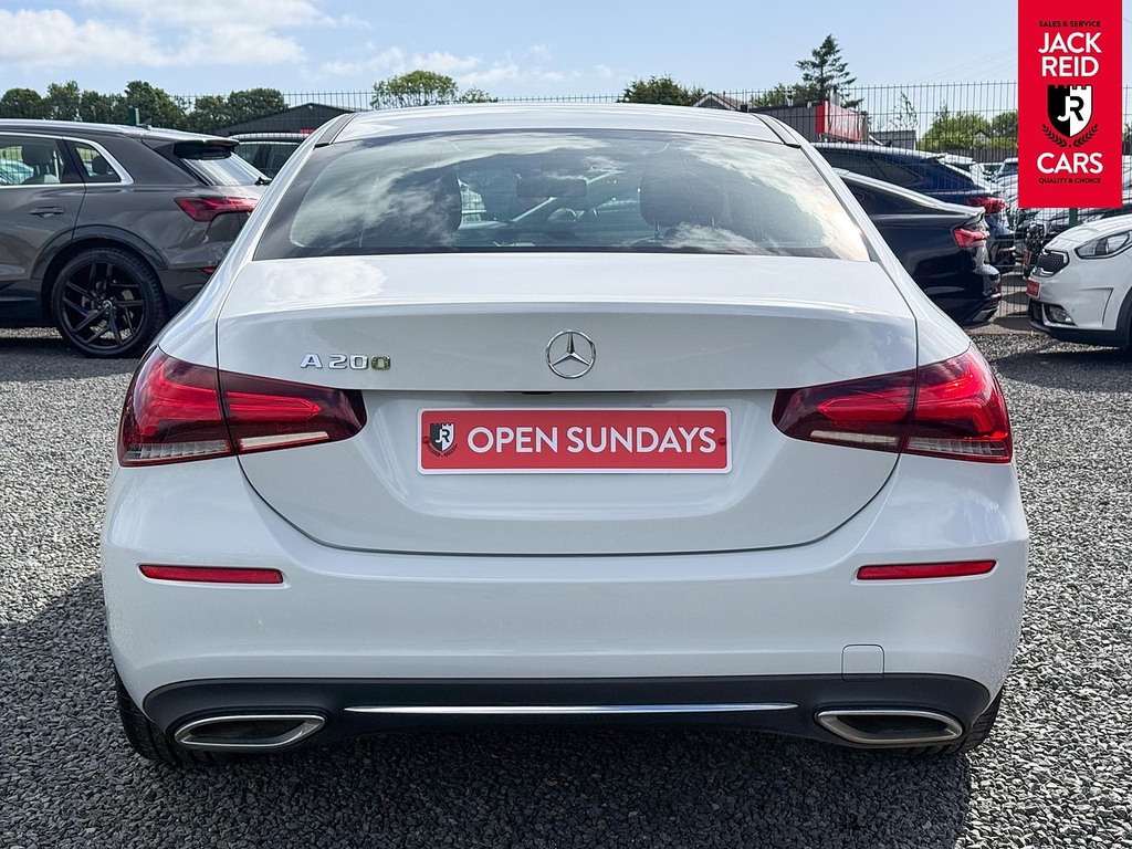 Mercedes-Benz A Class Saloon WN69BLK White #3