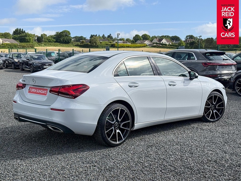Mercedes-Benz A Class Saloon WN69BLK White #4