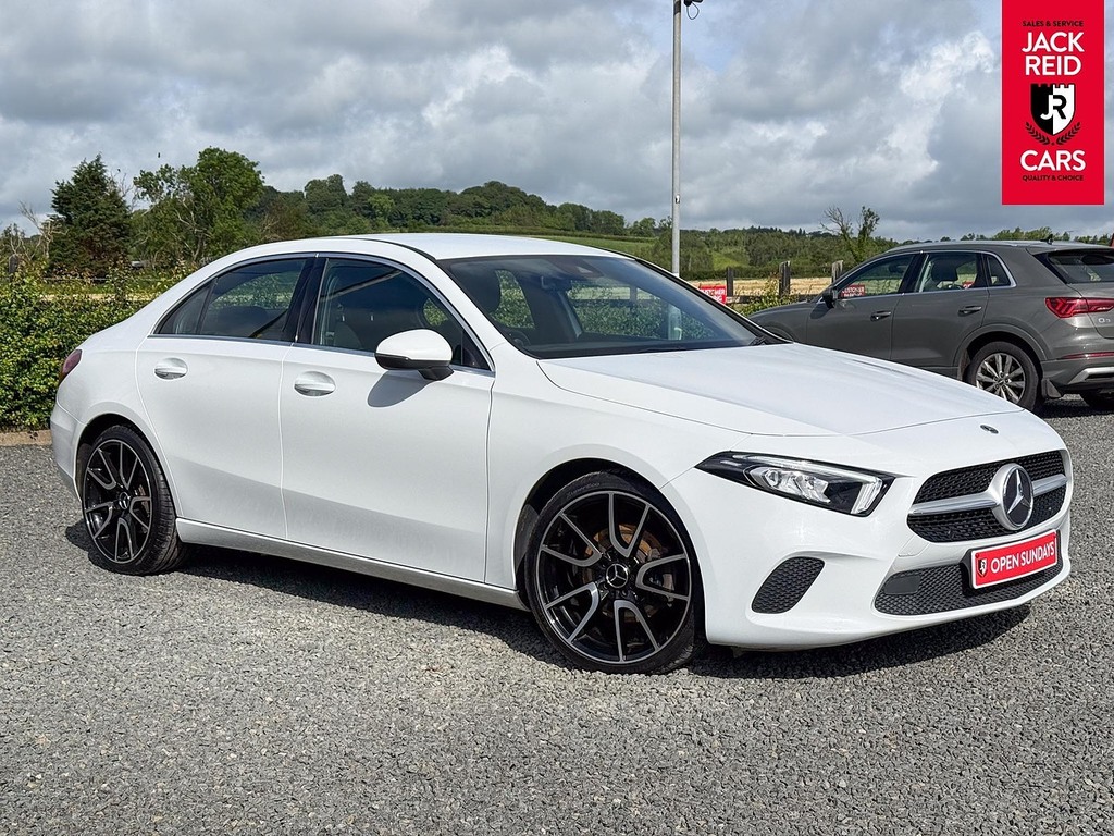 Mercedes-Benz A Class Saloon WN69BLK White #5