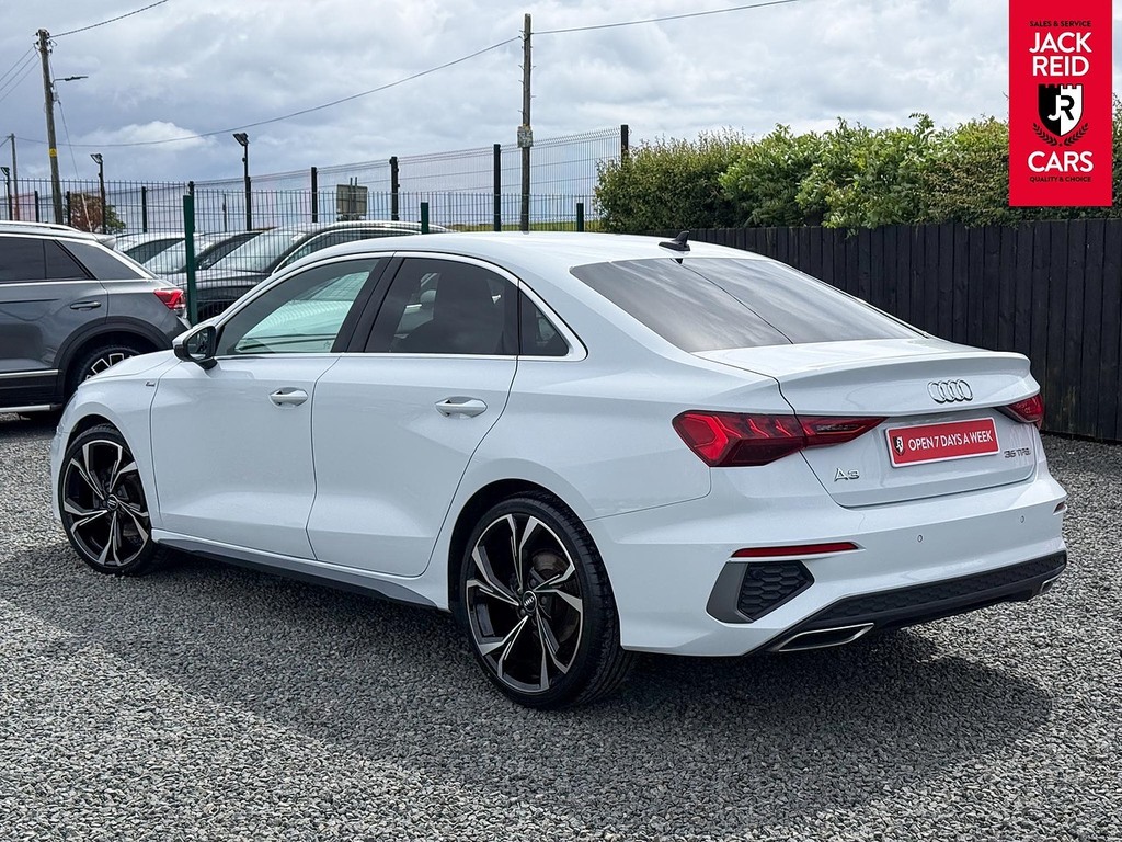 Audi A3 Saloon White #2