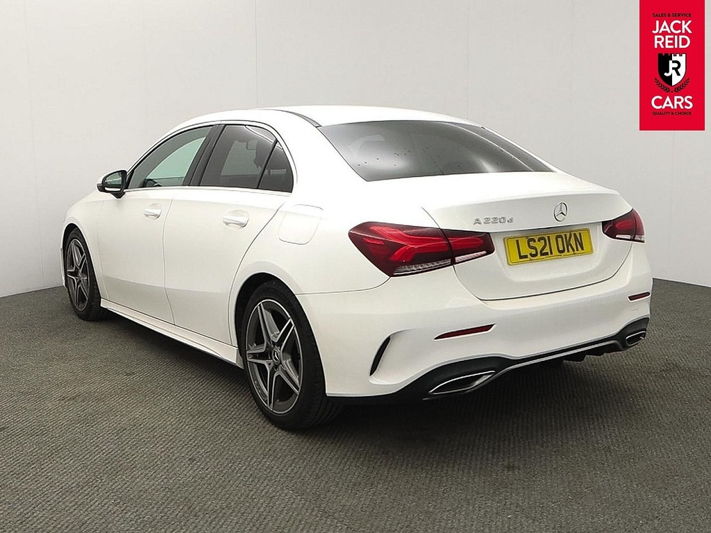 Mercedes-Benz A Class Saloon White #4