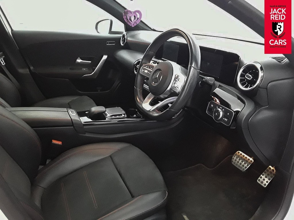 Mercedes-Benz A Class Saloon White #2