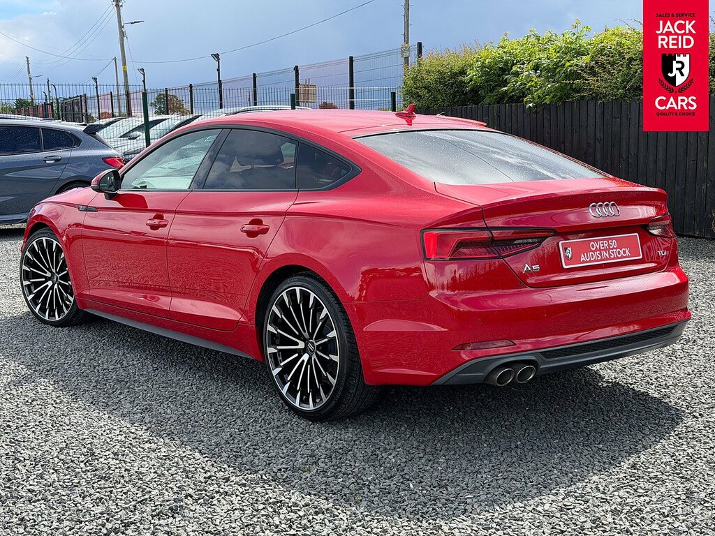 Audi A5 Hatchback Red #3