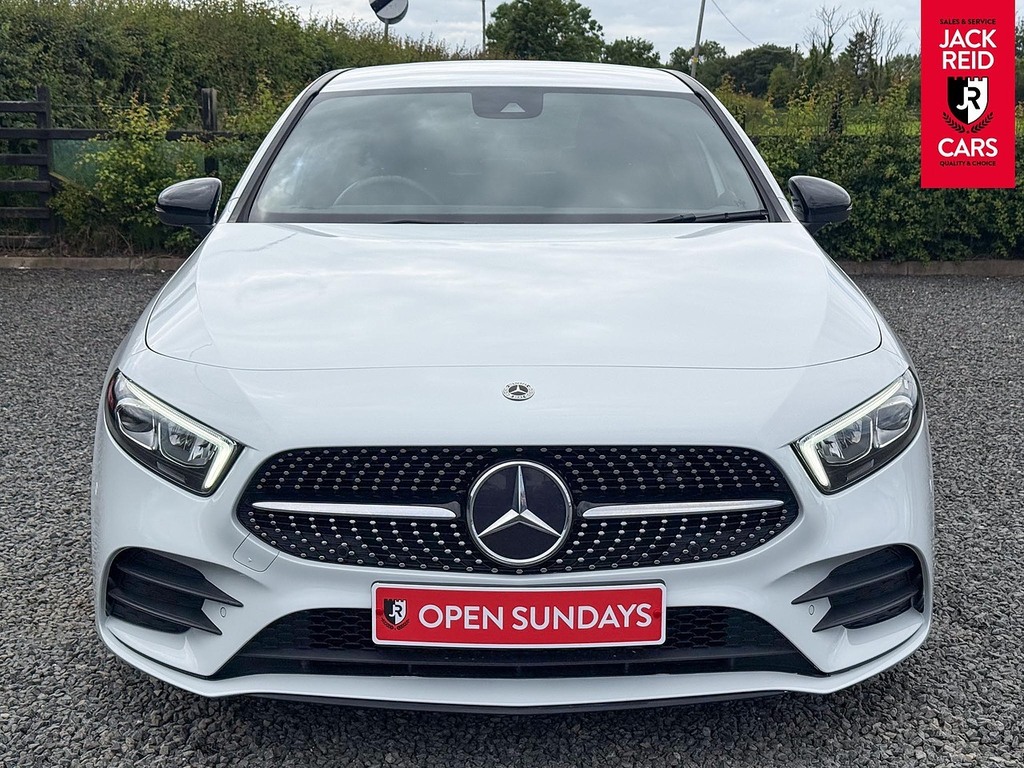 Mercedes-Benz A Class Saloon RF22RVJ White #6