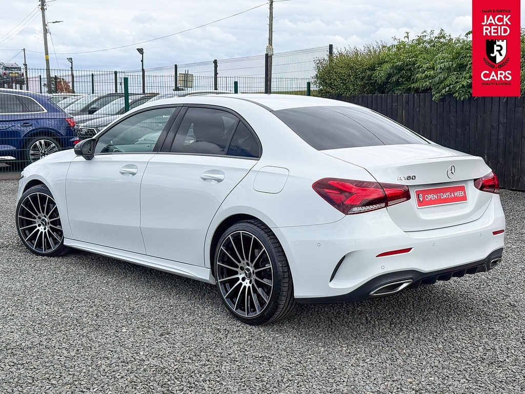 Mercedes-Benz A Class Saloon RF22RVJ White #2