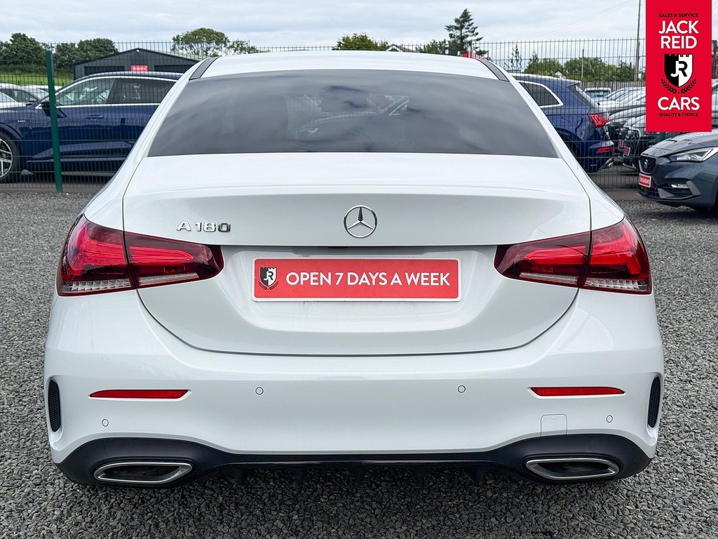 Mercedes-Benz A Class Saloon RF22RVJ White #3