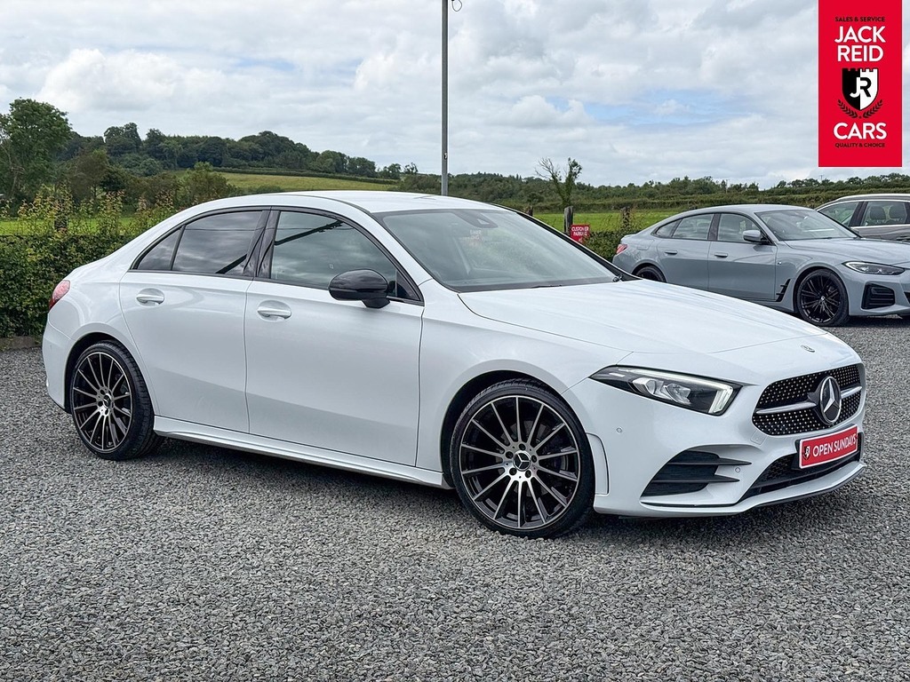 Mercedes-Benz A Class Saloon RF22RVJ White #5