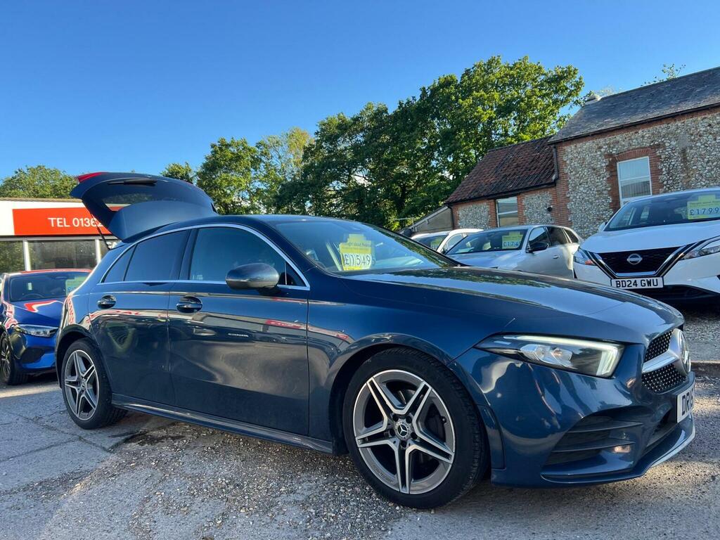 Mercedes-Benz A Class Hatchback 2.0 A200d Amg Line 8G-dct Euro 6 Ss 5 Blue