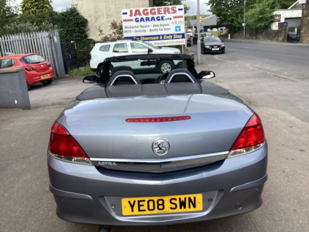 Vauxhall Astra 1.6I Sport Twin Top 200808 YE08SWN Silver #6