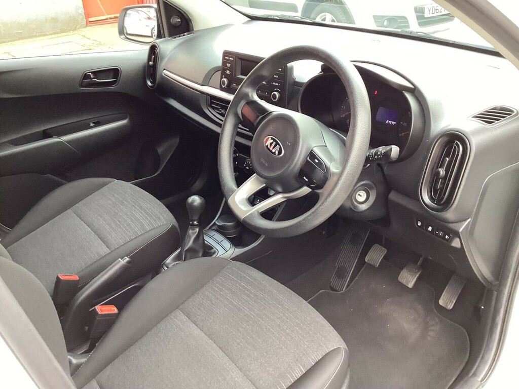 Kia Picanto 1.0 1 Euro 6 Ss White #3