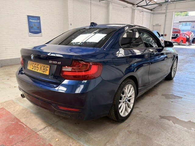 BMW 2 Series Gran Coupe Coupe 2.0 218D Se Coupe 2015 Blue #4