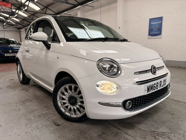 Fiat 500 1.2 1.2 69Hp Lounge White