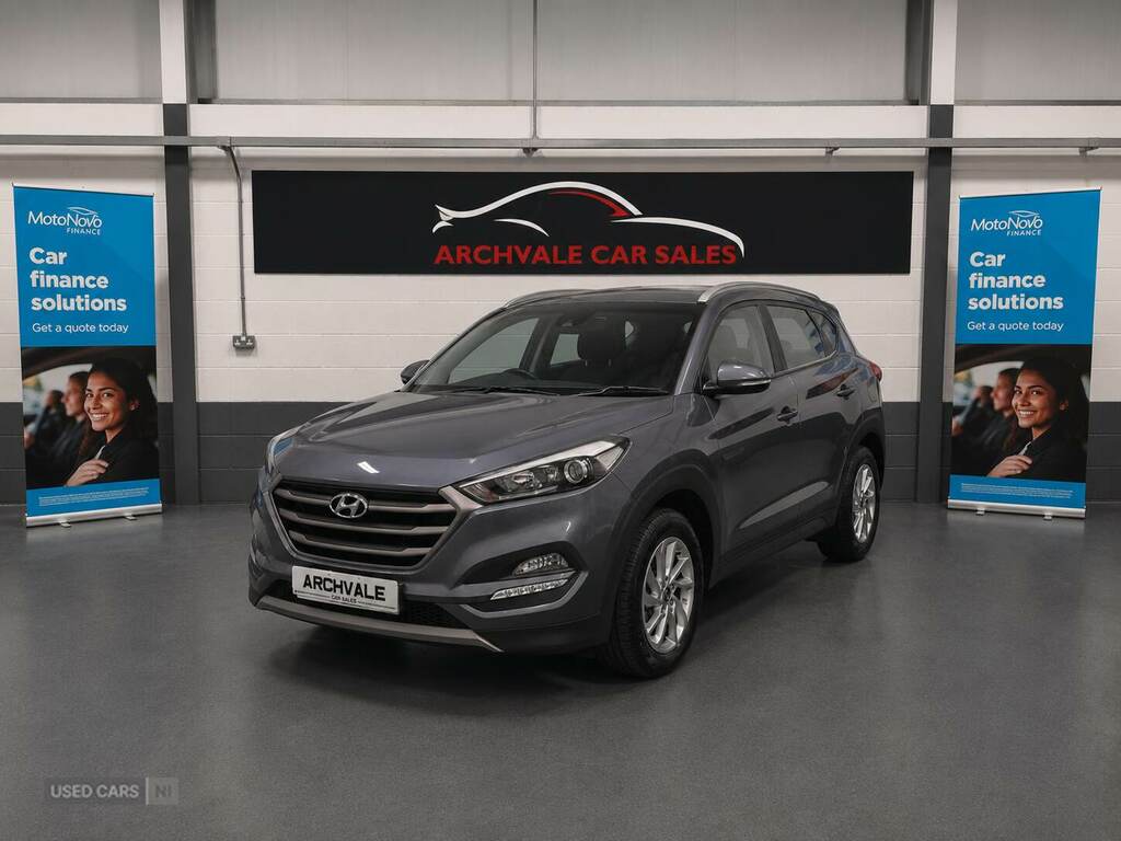 Hyundai Tucson 1.7 Crdi Blue Drive Se Nav 2Wd EY67WGV Grey #5