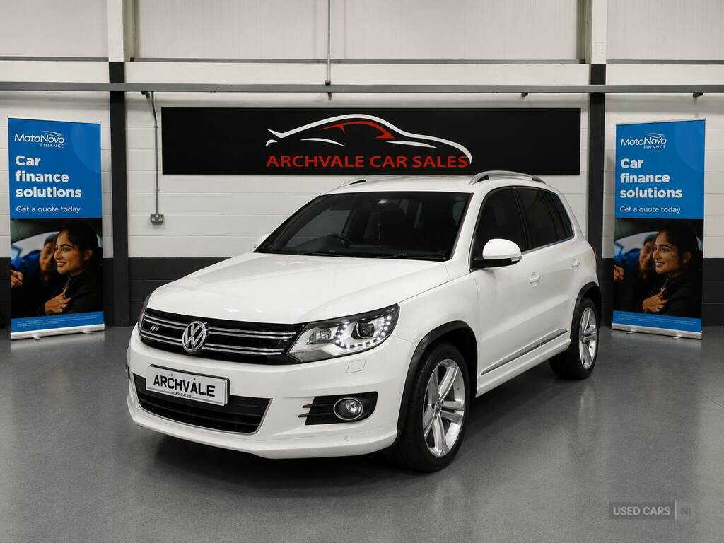 Volkswagen Tiguan 2.0 Tdi Bluemotion Tech R-line SR15KFK White #5