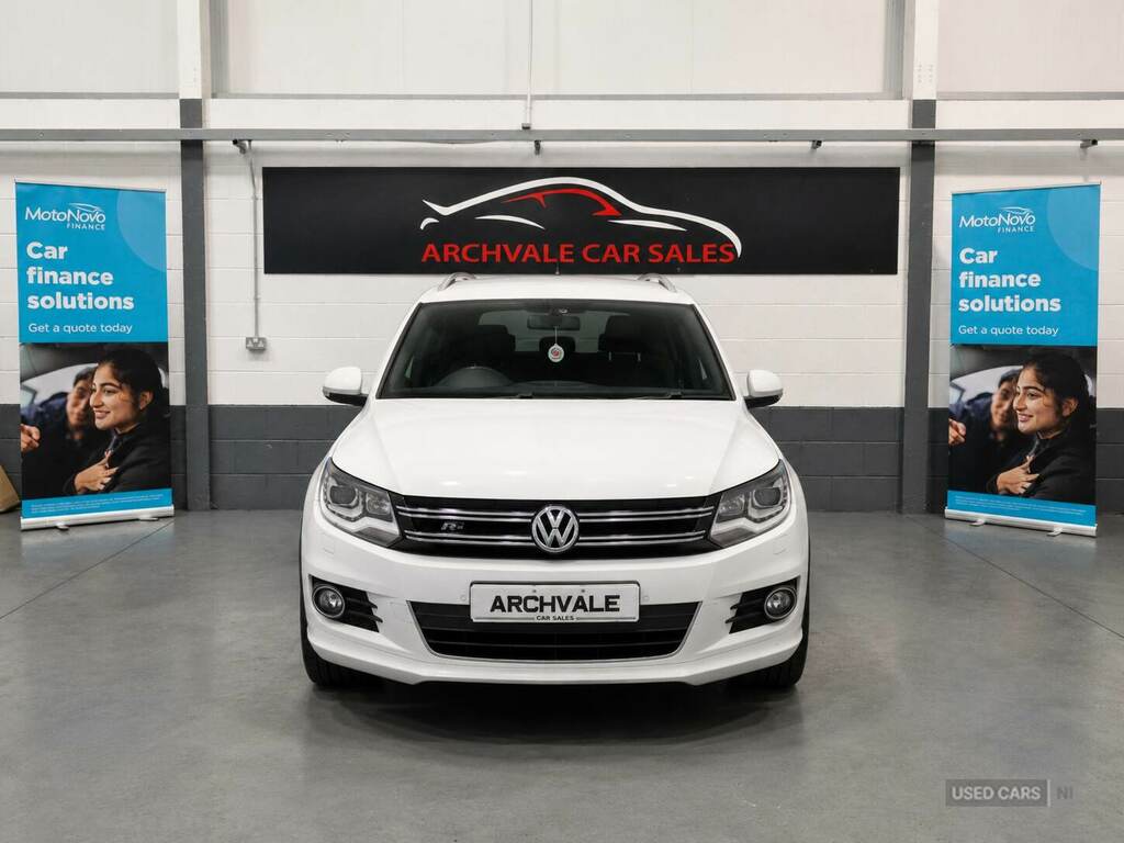 Volkswagen Tiguan 2.0 Tdi Bluemotion Tech R-line SR15KFK White #4