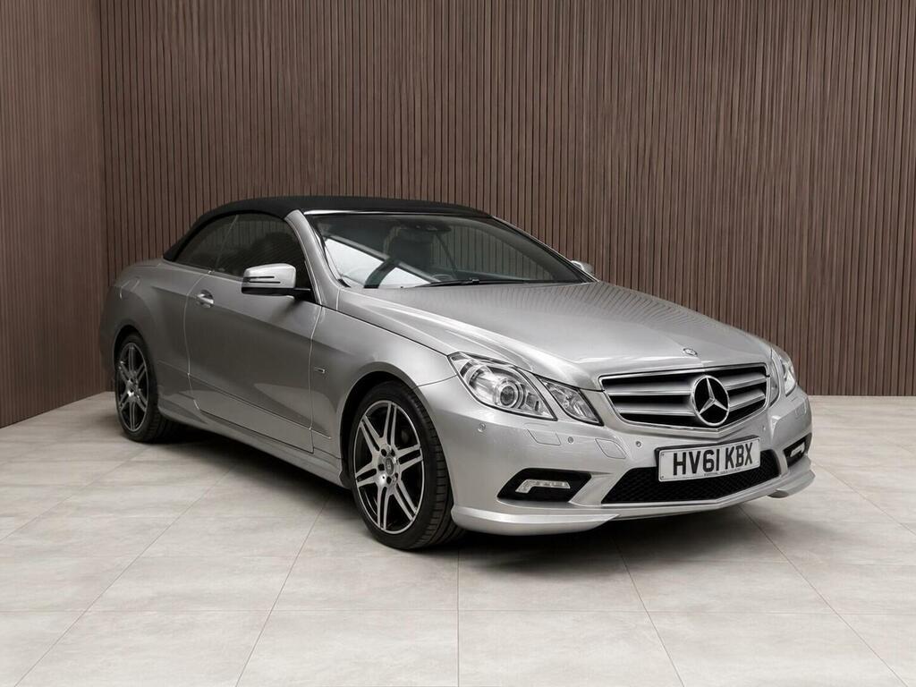 Mercedes-Benz E Class 1.8 E250 Blueefficiency Sport Cabriolet G-tronic Silver
