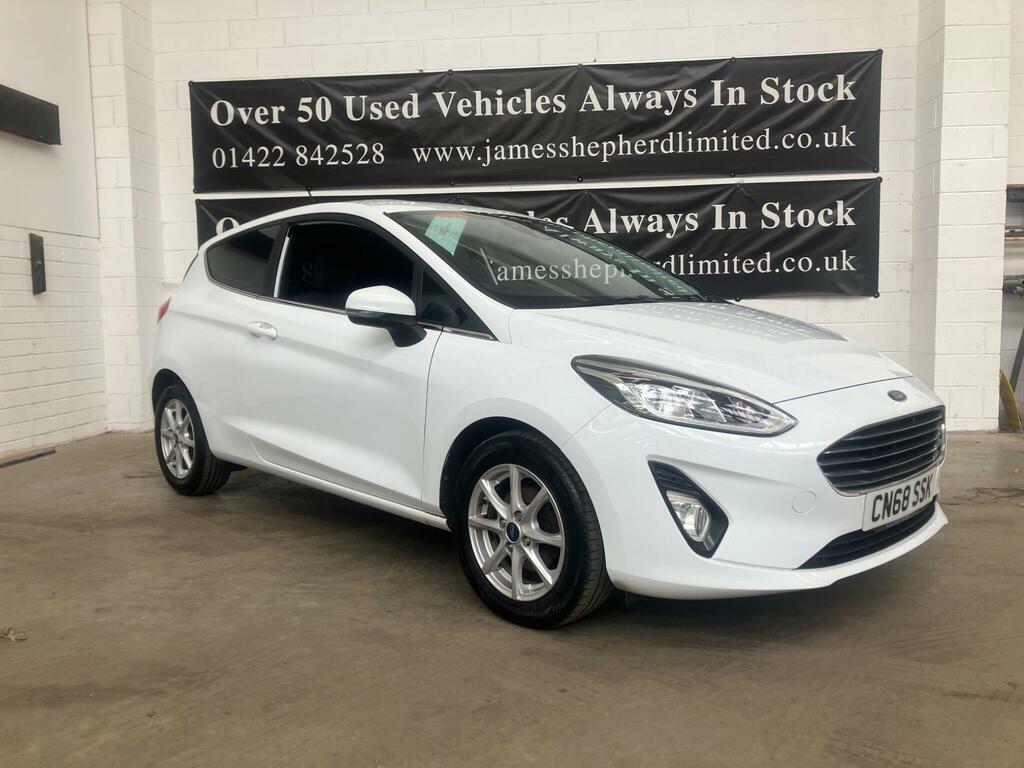 Ford Fiesta 1.0T Ecoboost Zetec Euro 6 Ss CN68SSK White #2