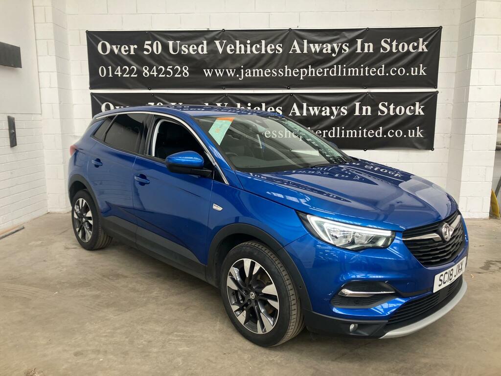 Vauxhall Grandland X 1.6 Turbo D Blueinjection Sport Nav Euro 6 Ss 5 Blue