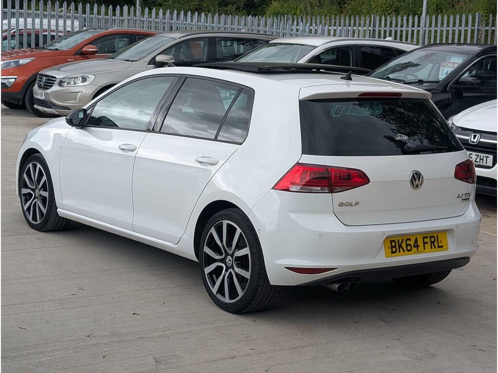 Volkswagen Golf 2.0 Tdi Bluemotion Tech Gt Dsg Euro 5 S S BK64FRL White #4