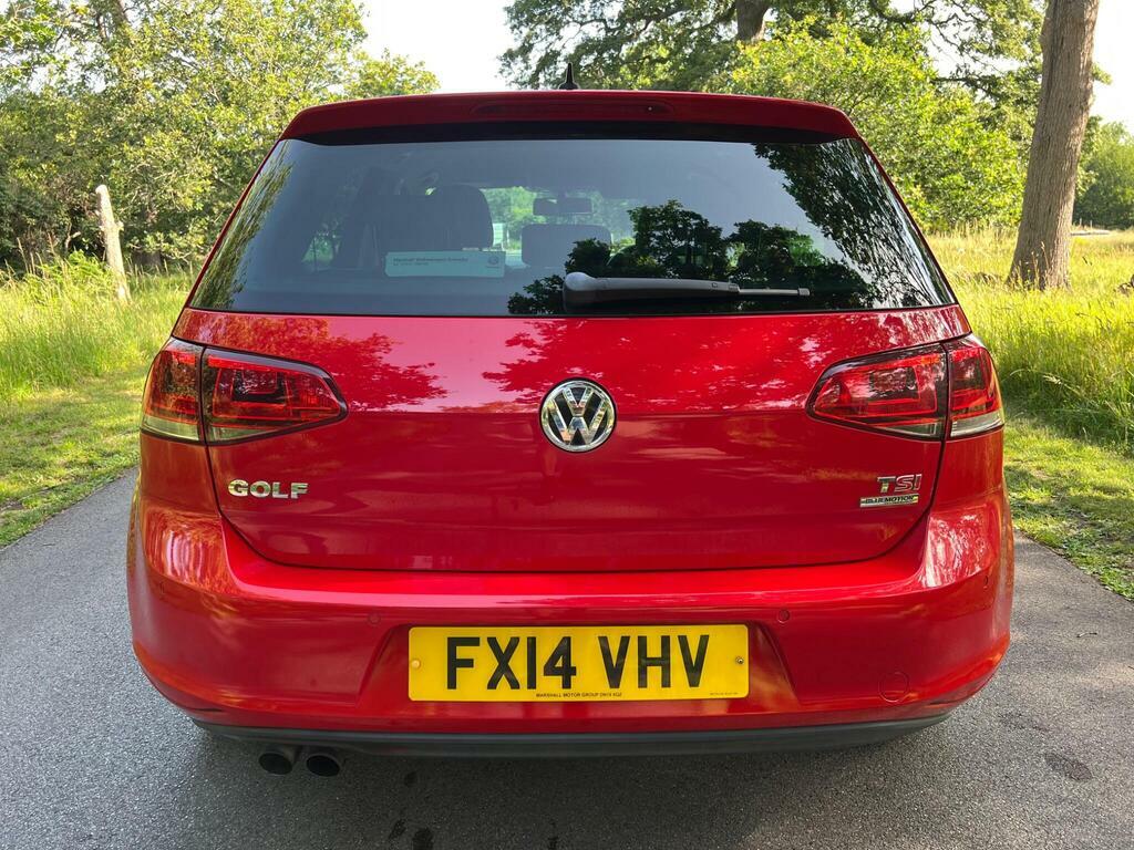Volkswagen Golf 1.4 Tsi Bluemotion Tech Act Gt Euro 6 S S FX14VHV Red #4