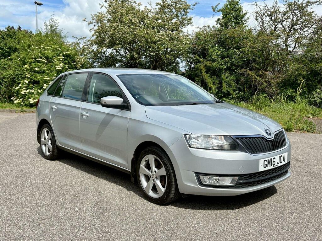 Skoda Rapid Spaceback 1.6 Tdi Se Tech Euro 6 Ss Silver #5