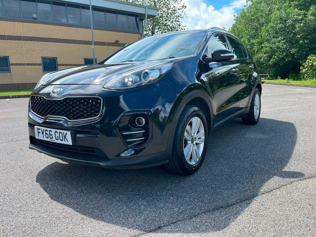 Kia Sportage Suv 1.7 Crdi 2 Euro 6 Ss 201666 FY66GOK Black #4