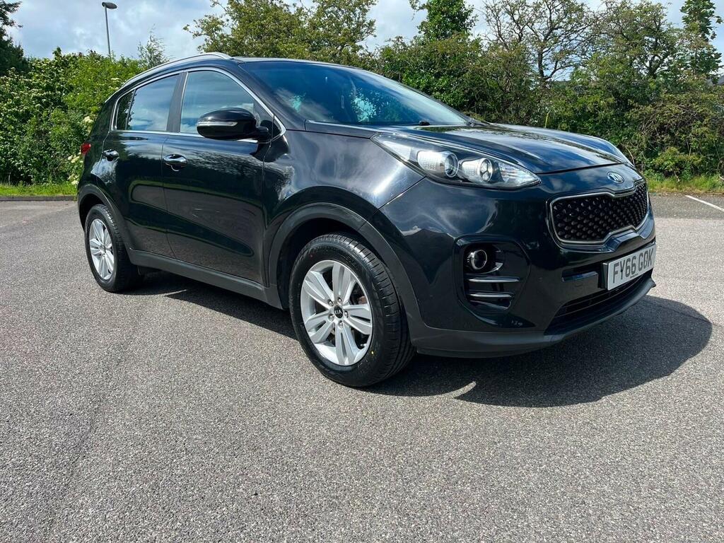 Kia Sportage Suv 1.7 Crdi 2 Euro 6 Ss 201666 FY66GOK Black #6