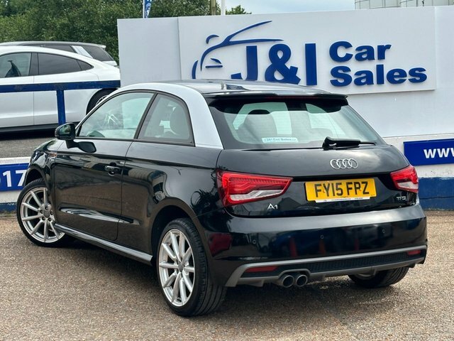 Audi A1 1.4 Tfsi S Line Hatchback Euro 6 FY15FPZ Black #5