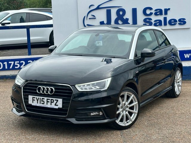Audi A1 1.4 Tfsi S Line Hatchback Euro 6 FY15FPZ Black #2