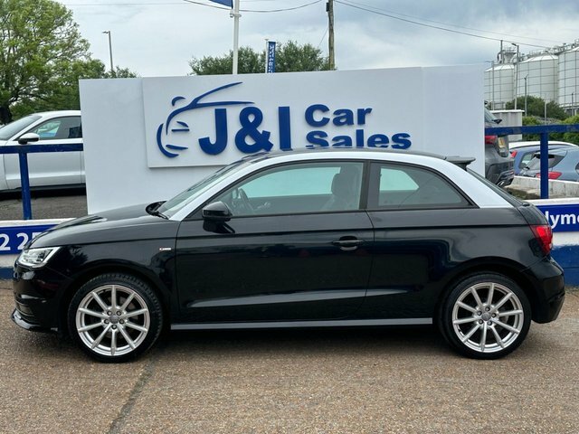 Audi A1 1.4 Tfsi S Line Hatchback Euro 6 FY15FPZ Black #3