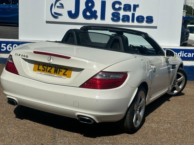Mercedes-Benz SLK 1.8 Slk200 Blueefficiency Convertible G LS12WFZ White #3