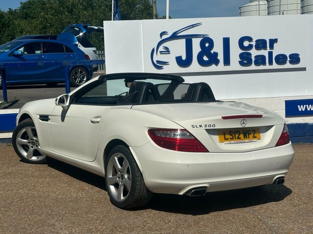 Mercedes-Benz SLK 1.8 Slk200 Blueefficiency Convertible G LS12WFZ White #4