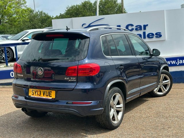Volkswagen Tiguan 2.0 Tdi Bluemotion Tech R-line Suv Dsg SY13VUE Blue #4