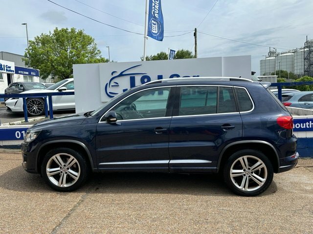 Volkswagen Tiguan 2.0 Tdi Bluemotion Tech R-line Suv Dsg SY13VUE Blue #3