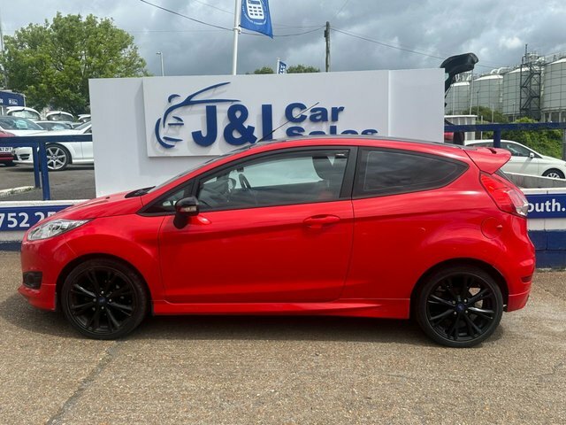 Ford Fiesta 1.0T Ecoboost Zetec S Red Edition Hatchback Pe NV64XUB Red #3