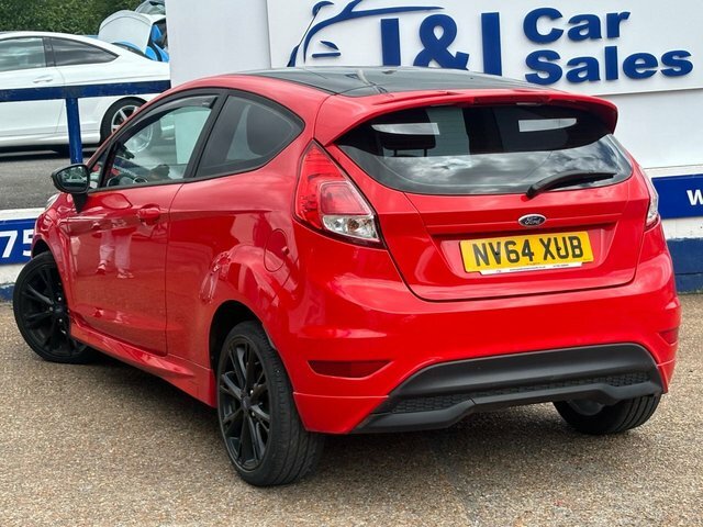 Ford Fiesta 1.0T Ecoboost Zetec S Red Edition Hatchback Pe NV64XUB Red #5