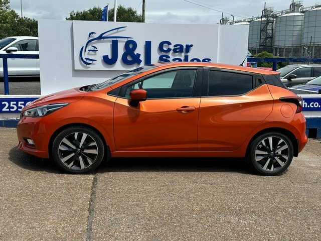 Nissan Micra 1.5 Dci Tekna Hatchback Euro 6 Orange #3