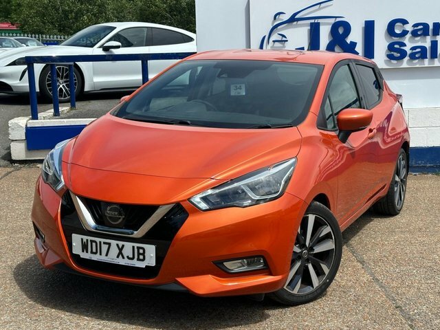 Nissan Micra 1.5 Dci Tekna Hatchback Euro 6 Orange #2