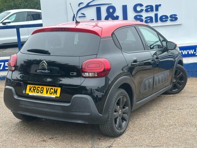 Citroen C3 1.2 Puretech Flair Hatchback Eur KR68VGM Black #4