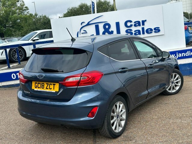 Ford Fiesta 1.0T Ecoboost Titanium Hatchback GC18ZCT Blue #4