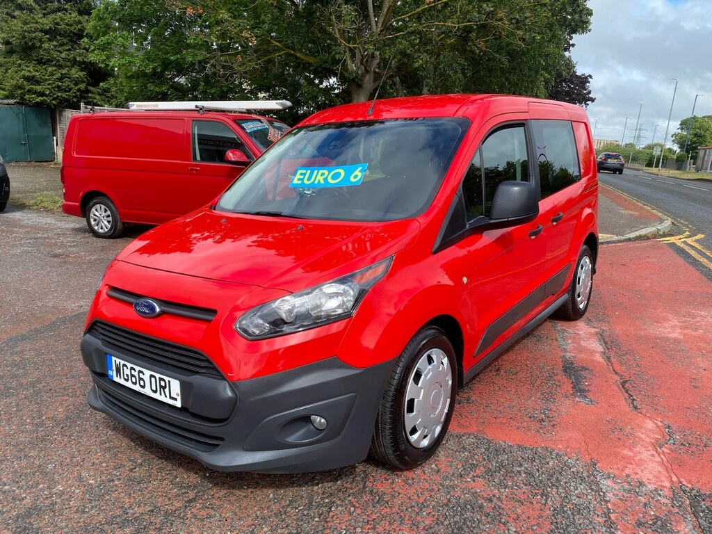 Ford Transit Connect 1.5 Tdci 75Ps Dcab Van Red #2