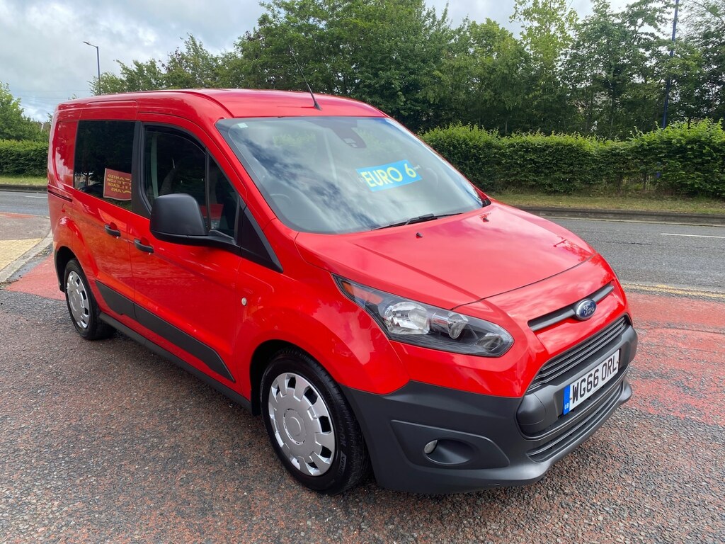 Ford Transit Connect 1.5 Tdci 75Ps Dcab Van Red